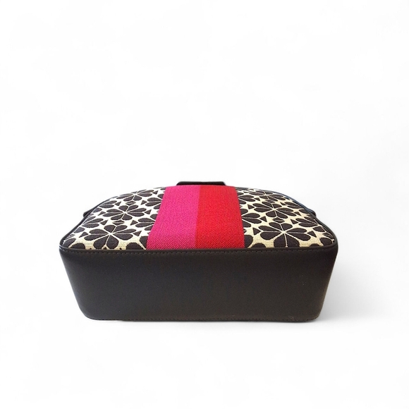 Kate Spade Black and Pink Floral Crossbody Bag - Picture 6 of 15